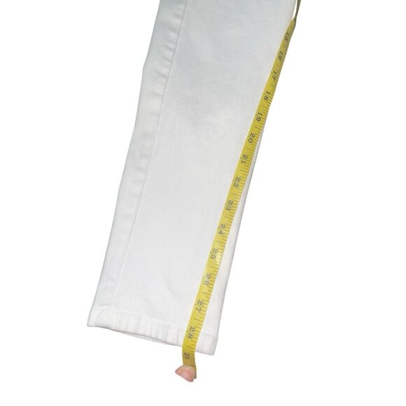 JAMES JEANS Women's Size 27 Waist Twiggy Jeans Frost White Skinny Jeans USA Made - Picture 7 of 10